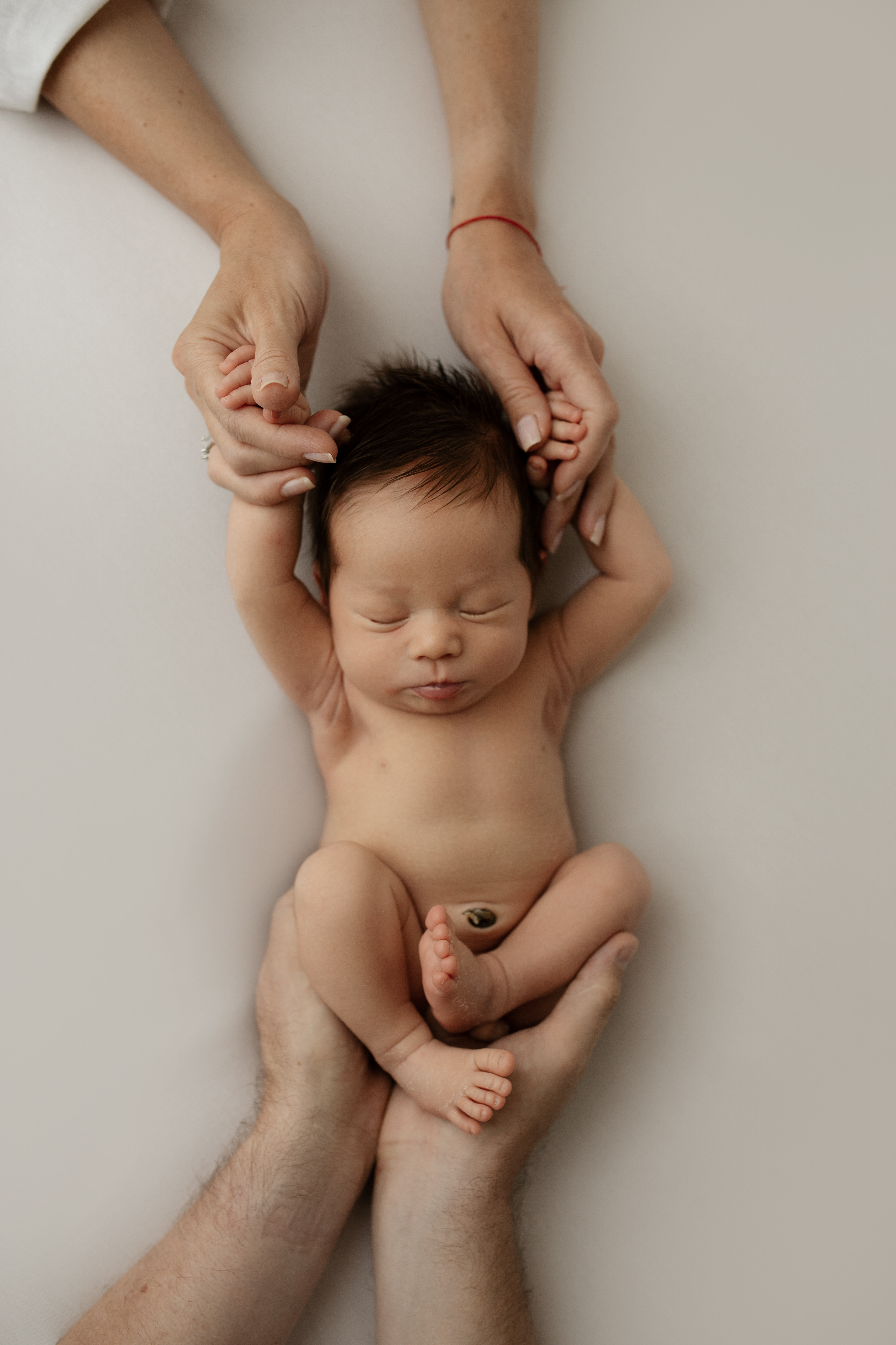 Noworodek z rodzicami